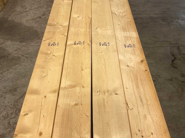Vuren balk geschaafd 540x22,5x7,5 cm (4x) - afbeelding 4 van  7