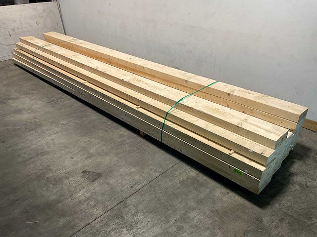 Vuren balk geschaafd 600x27x9,5 cm (7x) - afbeelding 1 van  7