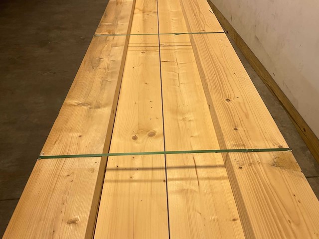 Vuren balk geschaafd 660x27.5x10 cm (4x) - afbeelding 4 van  7