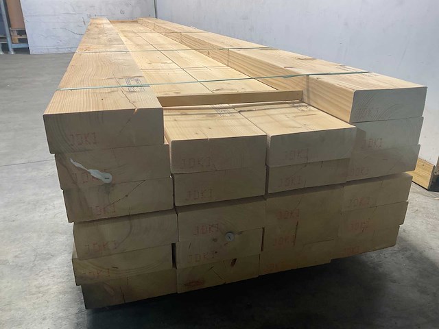 Vuren balk geschaafd 660x27.5x10 cm (4x) - afbeelding 5 van  7