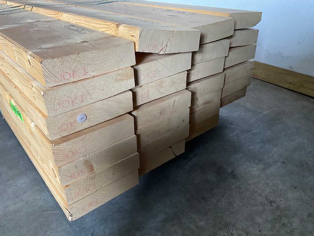 Vuren balk geschaafd 660x27x6,8 cm (10x) - afbeelding 5 van  8