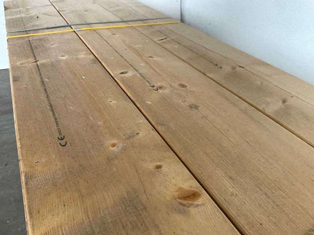 Vuren balk geschaafd 660x29x7 cm (5x) - afbeelding 2 van  8