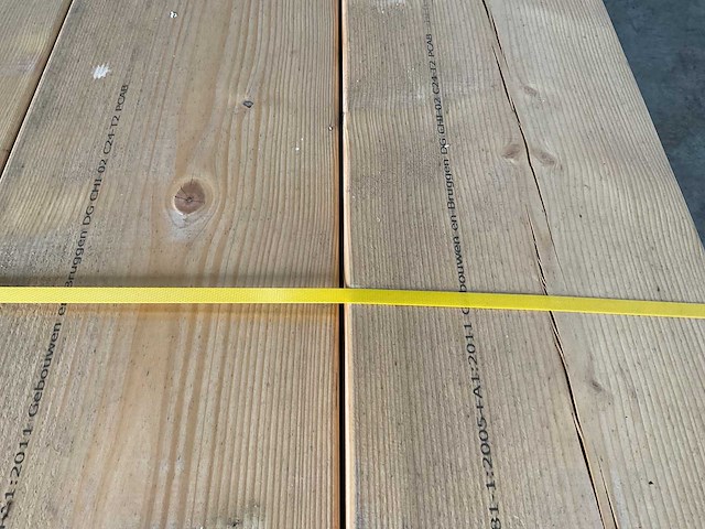 Vuren balk geschaafd 660x29x7 cm (5x) - afbeelding 3 van  8