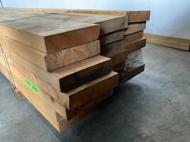 Vuren balk geschaafd 660x29x7 cm (5x) - afbeelding 5 van  8