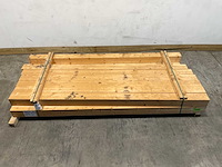 Vuren balk geschaafd en verlijmd 240x12x12 cm (16x) - afbeelding 2 van  7