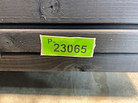 Vuren balk geschaafd zwart 400x16x4,5 cm (54x) - afbeelding 6 van  6