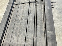 Vuren balk geschaafd zwart 500x12x4,5 cm (25x) - afbeelding 6 van  7
