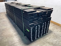 Vuren balk geschaafd zwart 500x16x4,5 cm (25x) - afbeelding 3 van  4