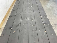 Vuren balk geschaafd zwart geïmpregneerd 300x16x4,5 cm (60x) - afbeelding 3 van  6