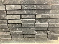 Vuren balk geschaafd zwart geïmpregneerd 300x16x4,5 cm (60x) - afbeelding 5 van  6