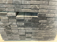 Vuren balk geschaafd zwart geïmpregneerd 330x12x4,5 cm (50x) - afbeelding 6 van  8