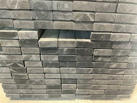 Vuren balk geschaafd zwart geïmpregneerd 330x12x4,5 cm (50x) - afbeelding 6 van  8