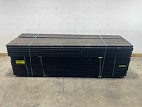Vuren balk geschaafd zwart geïmpregneerd 330x12x4,5 cm (50x) - afbeelding 2 van  8