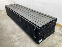 Vuren balk geschaafd zwart geïmpregneerd 400x12x4,5 cm (30x) - afbeelding 1 van  7