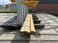 Vuren balk groen geïmpregneerd 4200x45x145 mm (11x) - afbeelding 1 van  1