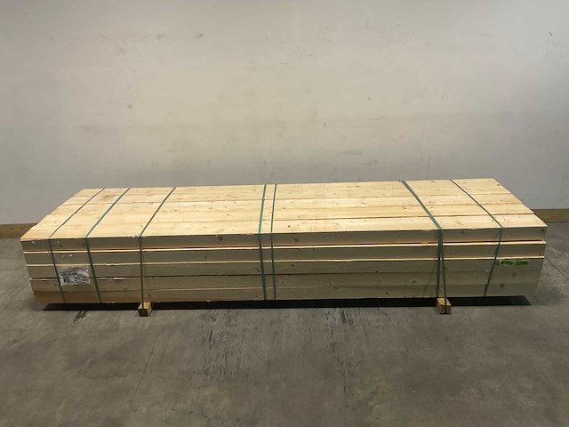 Vuren balk ruw - 360x20x10 cm (24x) - afbeelding 2 van  8