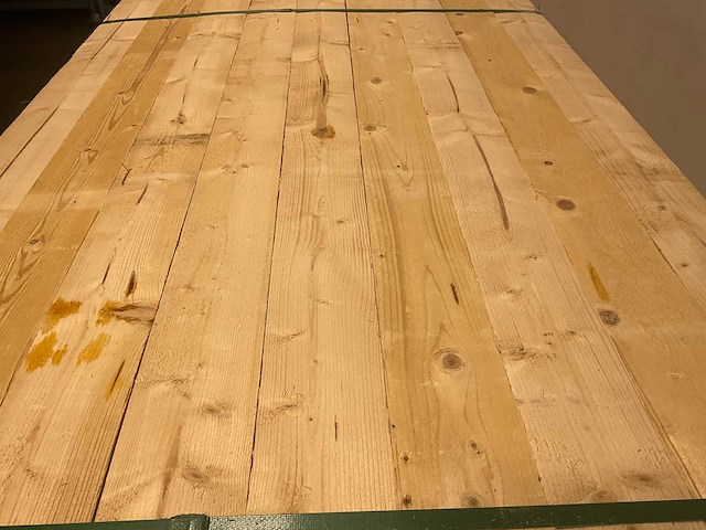 Vuren balk ruw - 390x12,5x7,5 cm (32x) - afbeelding 4 van  8