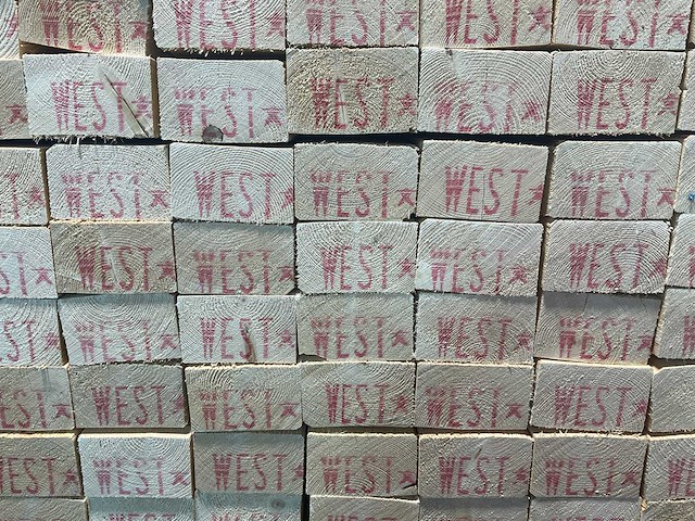 Vuren balk ruw - 390x12,5x7,5 cm (32x) - afbeelding 6 van  8