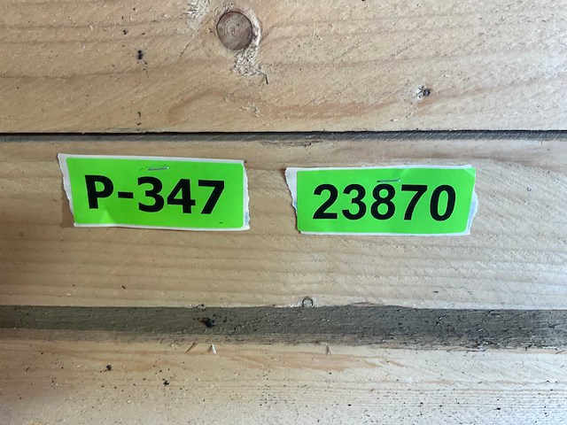 Vuren balk ruw - 450x20x10 cm (10x) - afbeelding 4 van  4