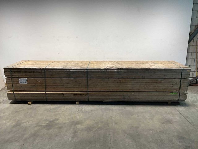 Vuren balk ruw - 510x10x5 cm (30x) - afbeelding 2 van  7