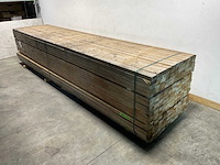 Vuren balk ruw - 510x10x5 cm (30x) - afbeelding 1 van  7