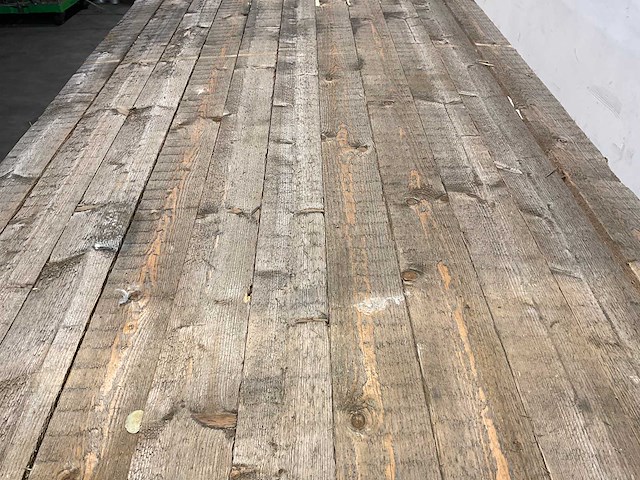 Vuren balk ruw - 510x10x5 cm (30x) - afbeelding 3 van  7