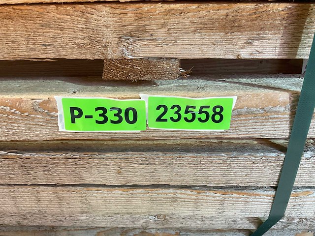 Vuren balk ruw - 510x10x5 cm (60x) - afbeelding 2 van  2