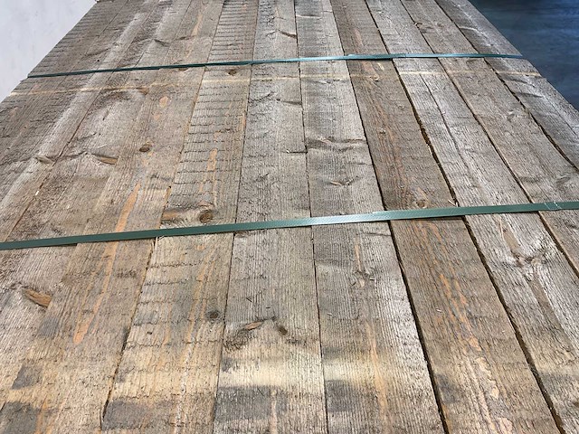 Vuren balk ruw - 510x10x5 cm (60x) - afbeelding 3 van  4