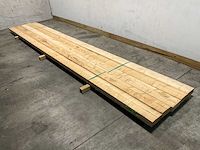 Vuren balk ruw - 540x17,5x7,5 cm (5x) - afbeelding 1 van  8