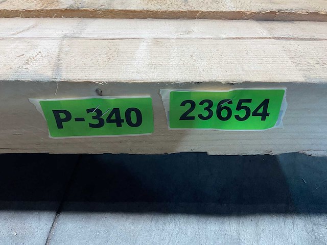 Vuren balk ruw - 540x17,5x7,5 cm (5x) - afbeelding 7 van  8