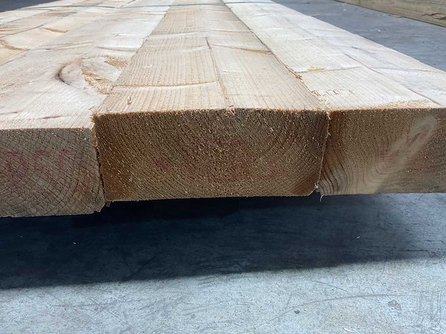 Vuren balk ruw - 540x17,5x7,5 cm (5x) - afbeelding 8 van  8
