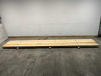 Vuren balk ruw - 540x17,5x7,5 cm (5x) - afbeelding 1 van  5