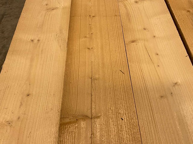Vuren balk ruw - 540x17,5x7,5 cm (5x) - afbeelding 2 van  5