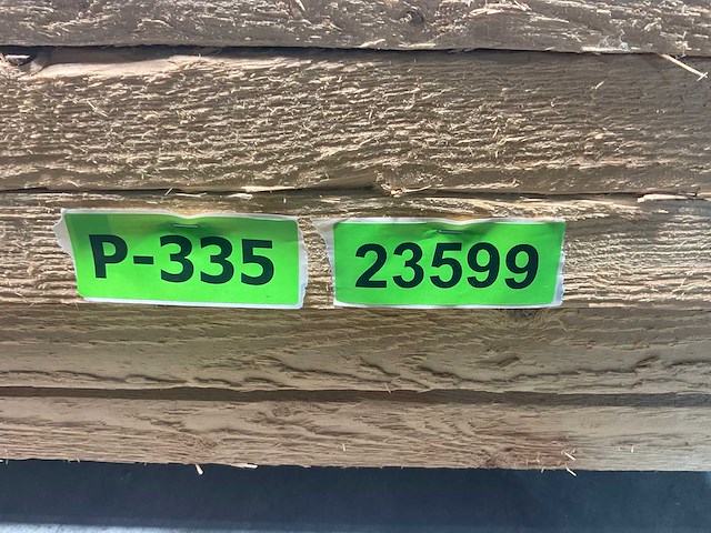 Vuren balk ruw - 570x12,5x5 cm (38x) - afbeelding 7 van  8