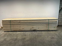 Vuren balk ruw 510x12,5x7,5 cm (10x) - afbeelding 2 van  7