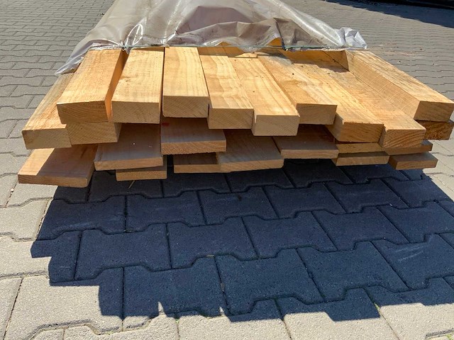 Vuren balken en planken mix 4000x70x45mm (50x) - afbeelding 4 van  5