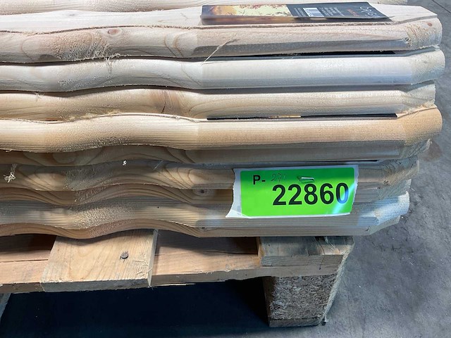 Vuren balkonplank "luzern" 88x9x1,8 cm (640x) - afbeelding 6 van  6