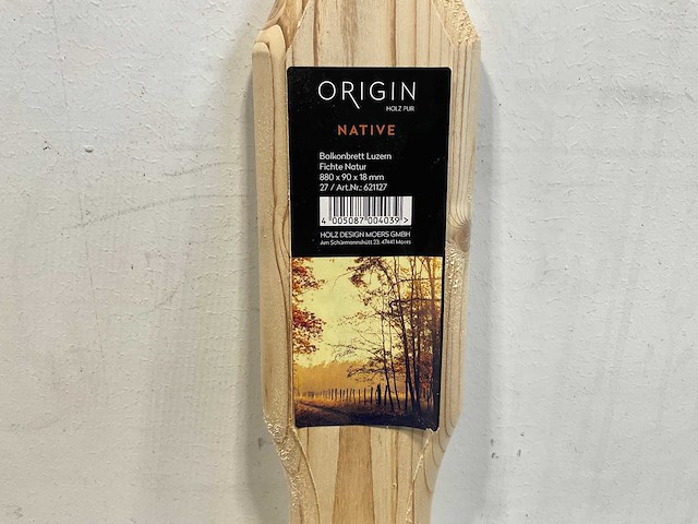 Vuren balkonplank "luzern" 88x9x1,8 cm (640x) - afbeelding 4 van  6