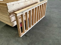 Vuren balustrade hekwerk - 157x73x9 cm (2x) - afbeelding 6 van  8