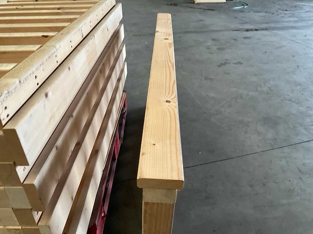 Vuren balustrade hekwerk - 157x73x9 cm (2x) - afbeelding 7 van  8