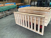 Vuren balustrade hekwerk - 157x73x9 cm (2x) - afbeelding 1 van  8