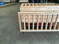 Vuren balustrade hekwerk - 157x73x9 cm (2x) - afbeelding 4 van  8