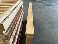 Vuren balustrade hekwerk - 157x73x9 cm (2x) - afbeelding 7 van  8