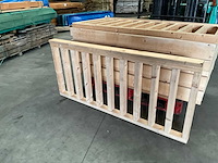 Vuren balustrade hekwerk - 157x73x9 cm (2x) - afbeelding 2 van  8