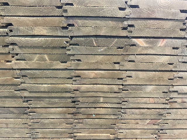 Vuren banddeel groen geïmpregneerd 224x14,5x1,8 cm (150x) - afbeelding 4 van  6