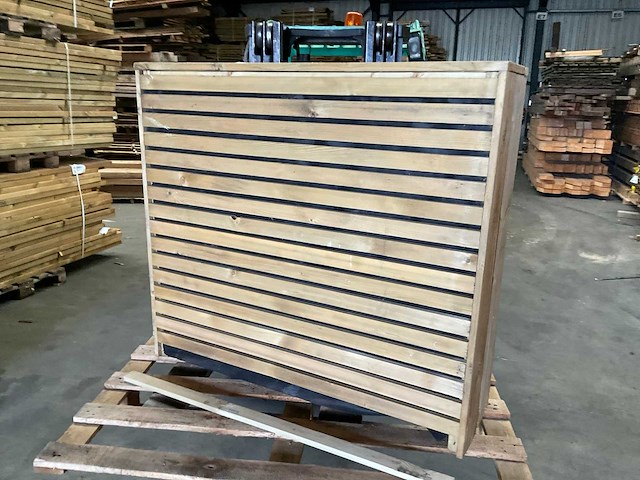 Vuren bloembak geïmpregneerd - 100x29x90 cm - afbeelding 2 van  5