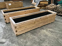 Vuren bloembak geïmpregneerd - 180x50x44 cm (2x) - afbeelding 1 van  5