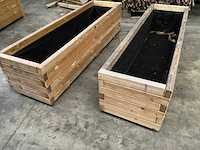 Vuren bloembak geïmpregneerd - 180x50x44 cm (2x) - afbeelding 2 van  5