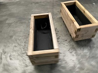 Vuren bloembak geïmpregneerd - 70x40x35 (2x) - afbeelding 6 van  7