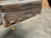 Vuren bloembak met trellis geïmpregneerd - 90x30x140 cm (4x) - afbeelding 2 van  5